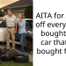 AITA for taking off everything i bought on a car that was bought for me