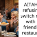 AITAH for refusing to switch meals with my friend at a restaurant?