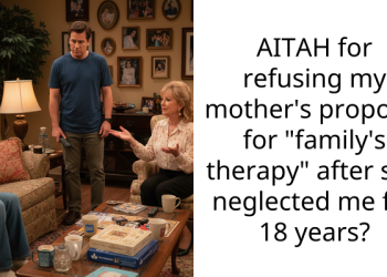 AITAH for refusing my mother’s proposal for “family’s therapy” after she neglected me for 18 years?