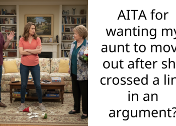 AITA for wanting my aunt to move out after she crossed a line in an argument?