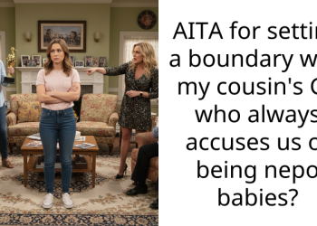 AITA for setting a boundary with my cousin’s GF who always accuses us of being nepo babies?
