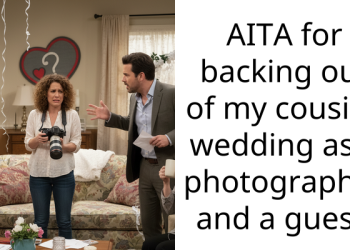 AITA for backing out of my cousins wedding as a photographer and a guest.