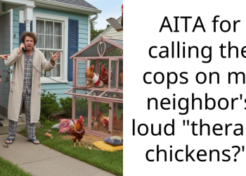 Frustrated Lady Calls the Cops on Her Neighbor’s Loud “Therapy Chickens,” Gets Termed Heartless