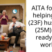 AITA for not helping my (23F) husband (25M) get ready for work?