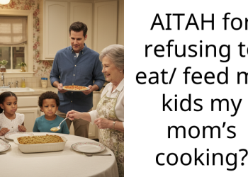 AITAH for refusing to eat/ feed my kids my mom’s cooking?