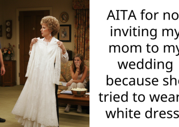 AITA for not inviting my mom to my wedding because she tried to wear a white dress?