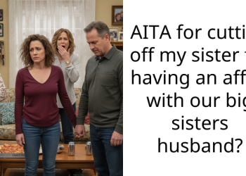 AITA for cutting off my sister for having an affair with our big sisters husband?