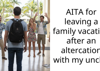 AITA for leaving a family vacation after an altercation with my uncle?
