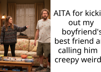 AITA for kicking out my boyfriend’s best friend and calling him a creepy weirdo?