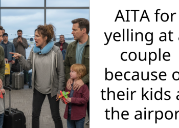 Redditors Come For A Worried Teen Who Yelled At A Couple Because Of Their Kids At The Airport