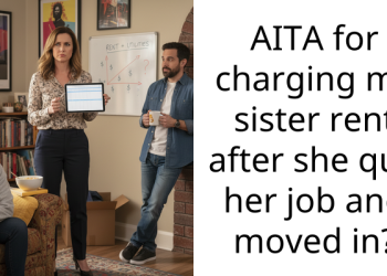 AITA for charging my sister rent after she quit her job and moved in?