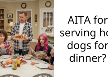 AITA for serving hot dogs for dinner?