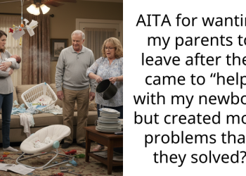 AITA for wanting my parents to leave after they came to “help” with my newborn but created more problems than they solved?