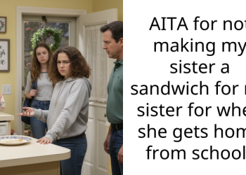 AITA for not making my sister a sandwich for my sister for when she gets home from school?