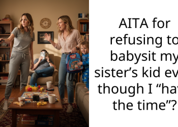 AITA for refusing to babysit my sister’s kid even though I “have the time”?