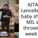 AITA – I cancelled my baby shower MIL was throwing a week out