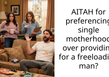 AITAH for preferencing single motherhood over providing for a freeloading man?