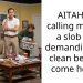 AITAH for calling my wife a slob and demanding she clean before I come home?