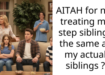 AITAH for not treating my step siblings the same as my actual siblings ?