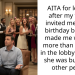 AITA for leaving after my friend invited me to her birthday but then made me wait for more than an hour in the lobby because she was busy with other people