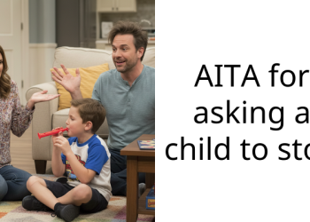 AITA for asking a child to stop