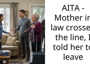 AITA – Mother in law crossed the line, I told her to leave