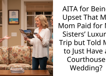 AITA for Being Upset That My Mom Paid for My Sisters’ Luxury Trip but Told Me to Just Have a Courthouse Wedding?