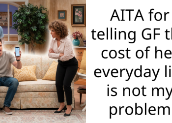 AITA for telling GF the cost of her everyday life is not my problem