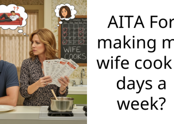 AITA For making my wife cook 6 days a week?