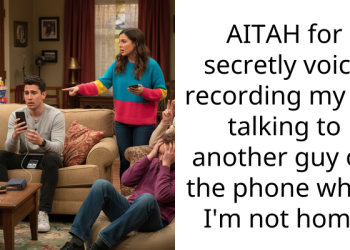 AITAH for secretly voice recording my GF talking to another guy on the phone when I’m not home