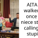 AITA if I walked off once my niece started calling me stupid ?