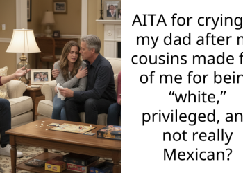 AITA for crying to my dad after my cousins made fun of me for being “white,” privileged, and not really Mexican?