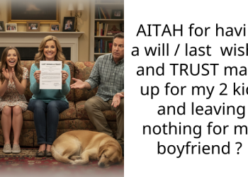 AITAH for having a will / last wishes and TRUST made up for my 2 kids and leaving nothing for my boyfriend ?