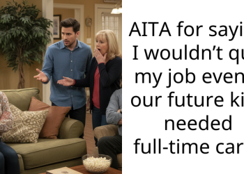 AITA for saying I wouldn’t quit my job even if our future kids needed full-time care?