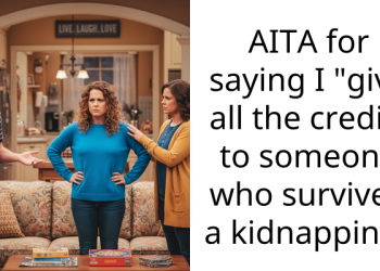 AITA for saying I “give all the credit” to someone who survived a kidnapping?