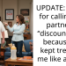 UPDATE: AITAH for calling my partner a “discount Dad” because he kept treating me like a child.