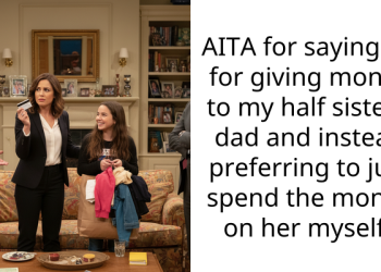 AITA for saying no for giving money to my half sister’s dad and instead preferring to just spend the money on her myself?