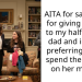 AITA for saying no for giving money to my half sister’s dad and instead preferring to just spend the money on her myself?
