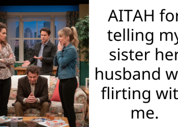 AITAH for telling my sister her husband was flirting with me.