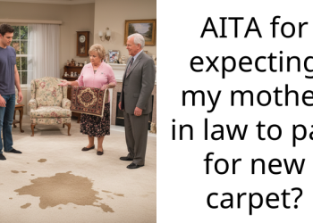 AITA for expecting my mother in law to pay for new carpet?
