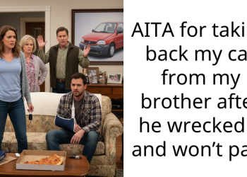 AITA for taking back my car from my brother after he wrecked it and won’t pay?