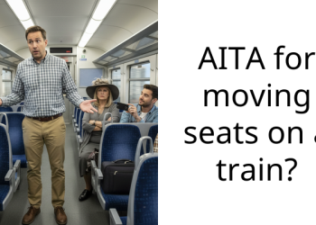 AITA for moving seats on a train?