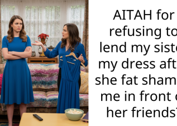 AITAH for refusing to lend my sister my dress after she fat shamed me in front of her friends?