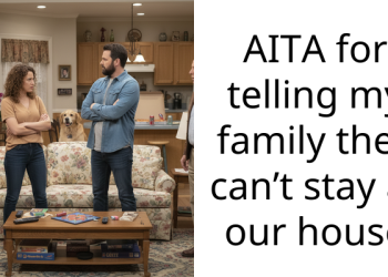 AITA for telling my family they can’t stay at our house