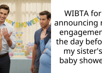 WIBTA for announcing my engagement the day before my sister’s baby shower