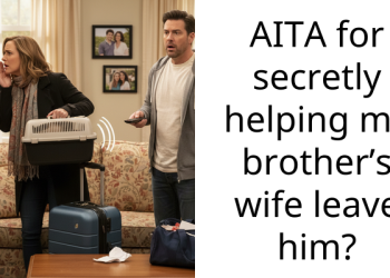 AITA for secretly helping my brother’s wife leave him?