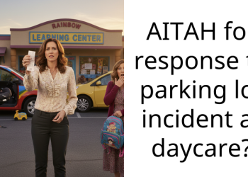 AITAH for response to parking lot incident at daycare?