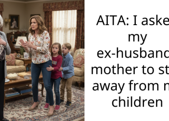 AITA: I asked my ex-husbands mother to stay away from my children