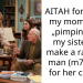 AITAH for telling my mom she’s „p**ping out my sister“ to make a random man (m70) pay for her college