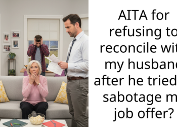 AITA for refusing to reconcile with my husband after he tried to sabotage my job offer?